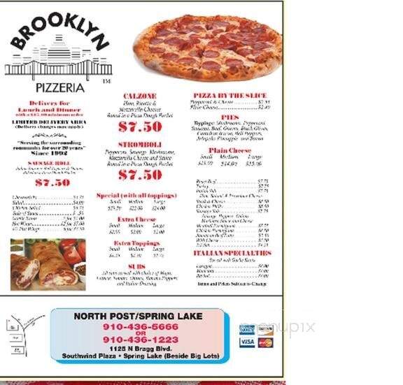 Brooklyn Pizzeria - Spring Lake, NC