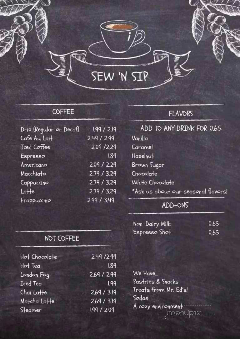 Caledonia's Bistro - Fayetteville, PA menu_pic