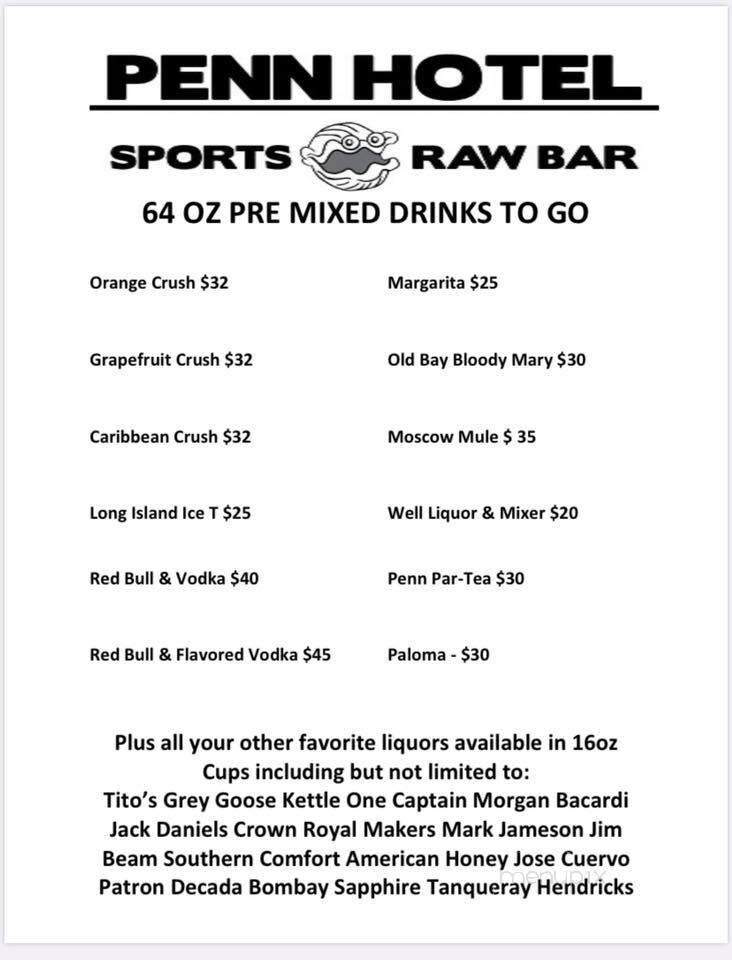 Penn Hotel Sports and Raw Bar - Hershey, PA