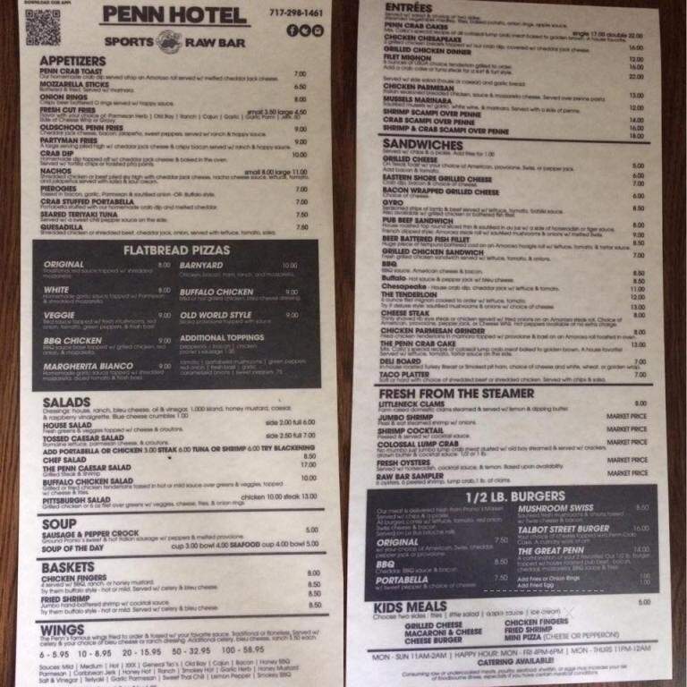 Penn Hotel Sports and Raw Bar - Hershey, PA