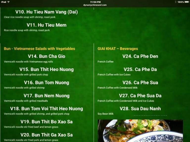 Dynasty Chinese & Vietnamese - Sioux Falls, SD menu_pic