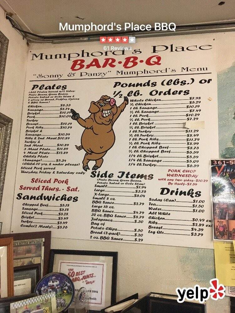 Mumphord's Place Restaurant - Victoria, TX