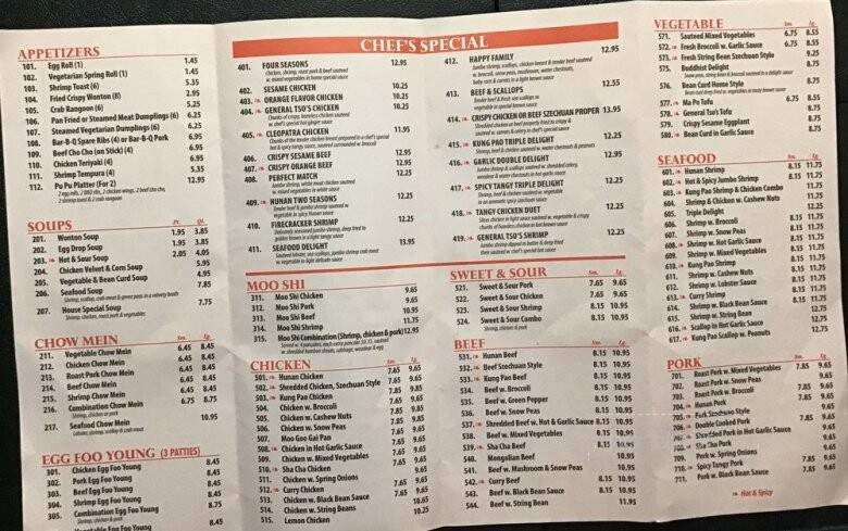 Top China - Woodbridge, VA menu_pic
