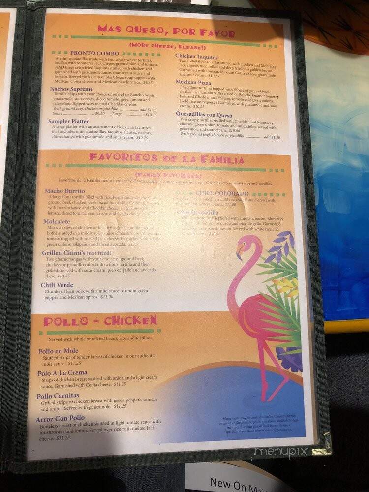 Isla Bonita - Bainbridge Island, WA menu_pic
