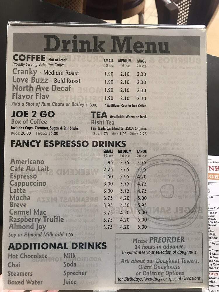 Cranky Al's Bakery & Pizza - Milwaukee, WI menu_pic