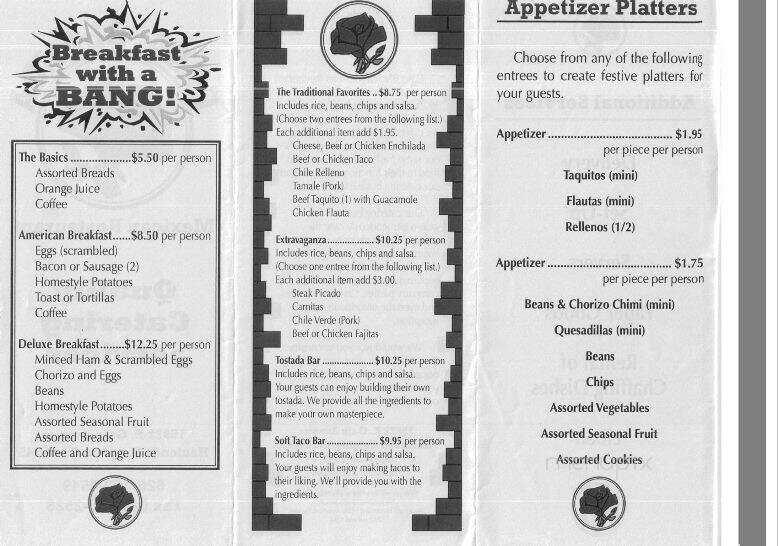 Casa Blanca Mexican Restaurant - Hacienda Heights, CA menu_pic