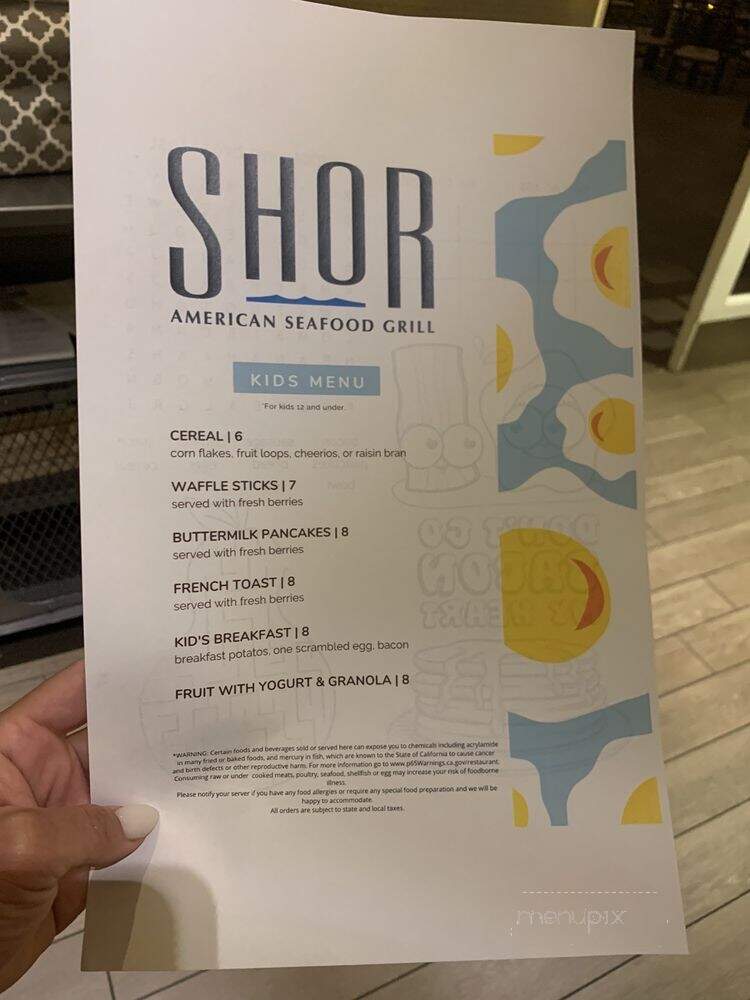 Hyatt Regency-Newport Beach - Newport Beach, CA menu_pic