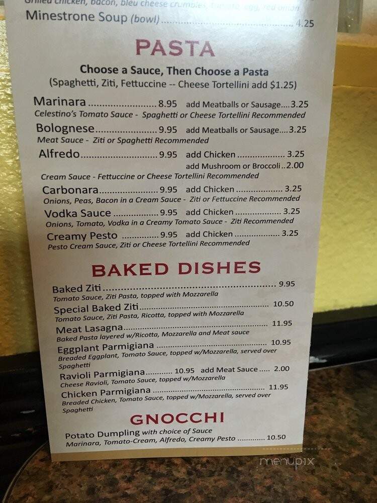 Celestino's Ny Pizza & Pasta - Rocklin, CA