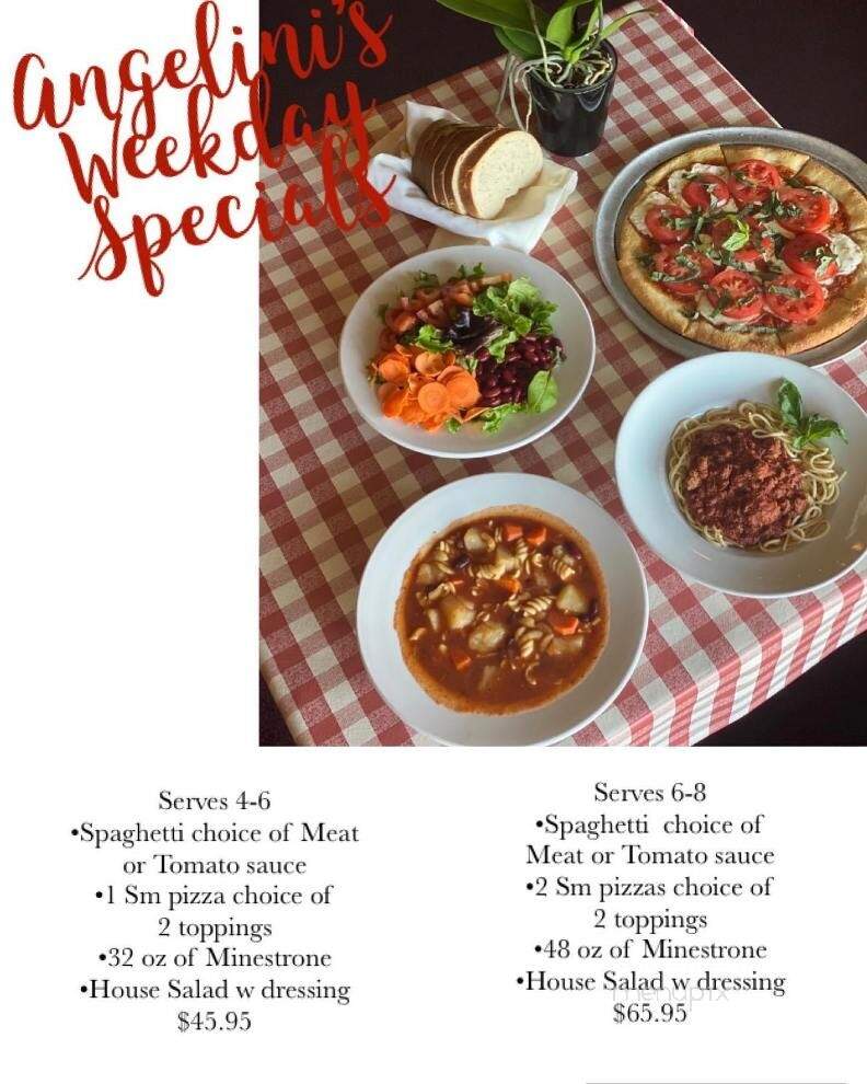Angelini's Italian Restaurant - Turlock, CA menu_pic