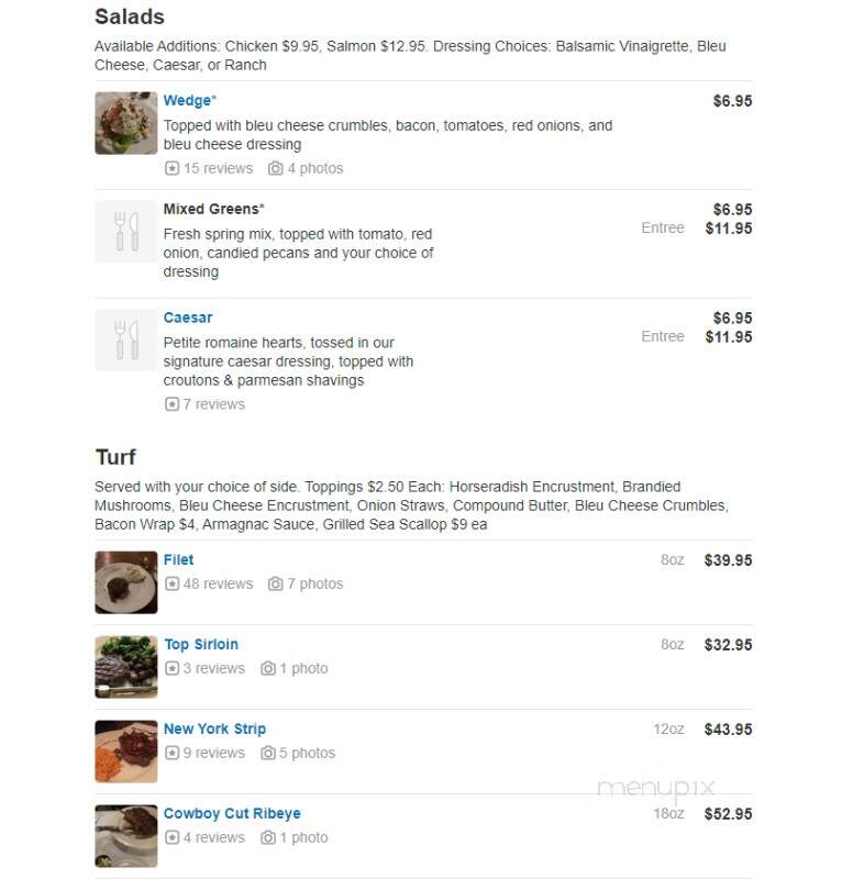4th Street Chop House - Loveland, CO menu_pic