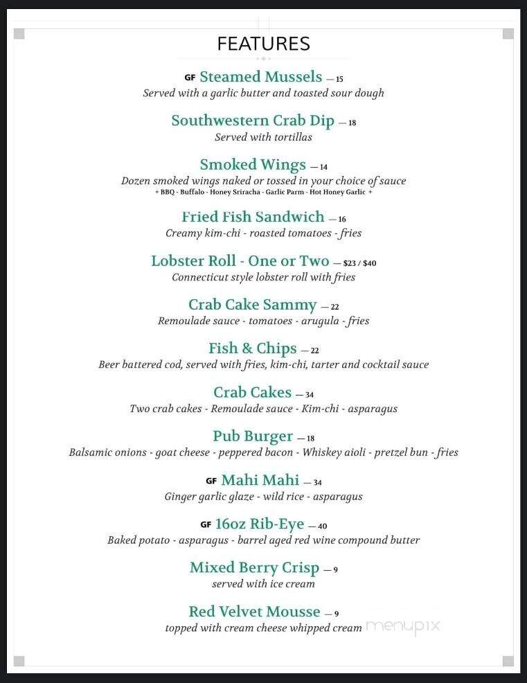 Bacon Bourbon And Beer - Washington, PA menu_pic