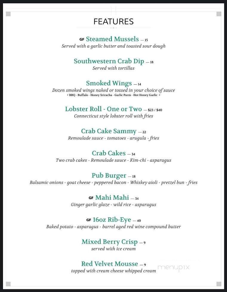 Bacon Bourbon And Beer - Washington, PA menu_pic