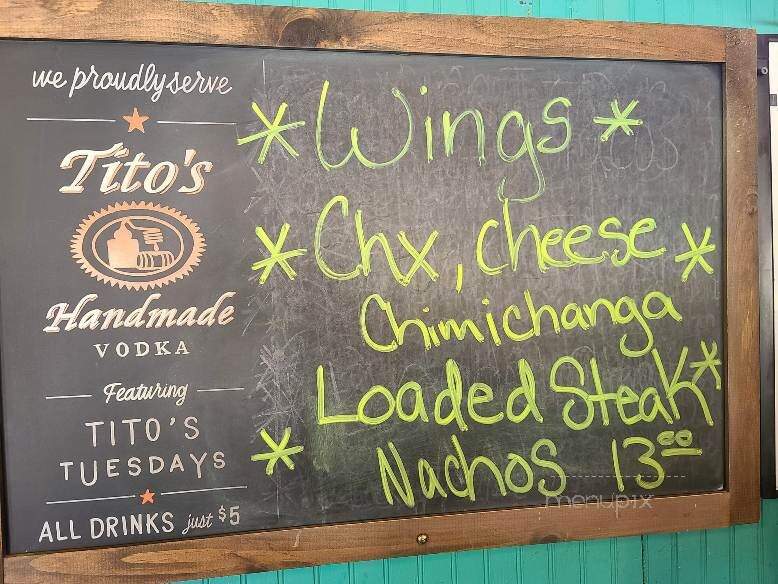 Sand Bar - Hiawassee, GA menu_pic