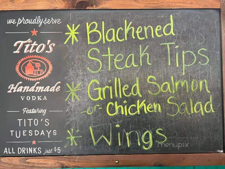 Sand Bar - Hiawassee, GA menu_pic
