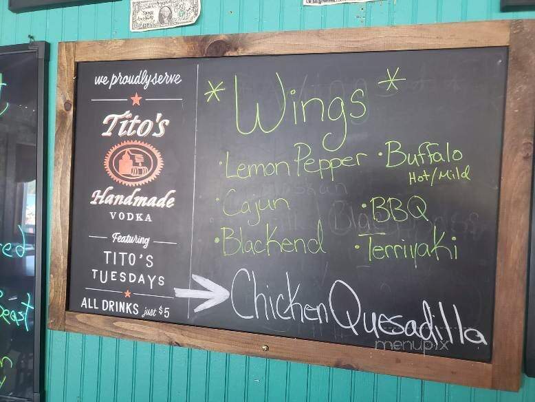 Sand Bar - Hiawassee, GA menu_pic