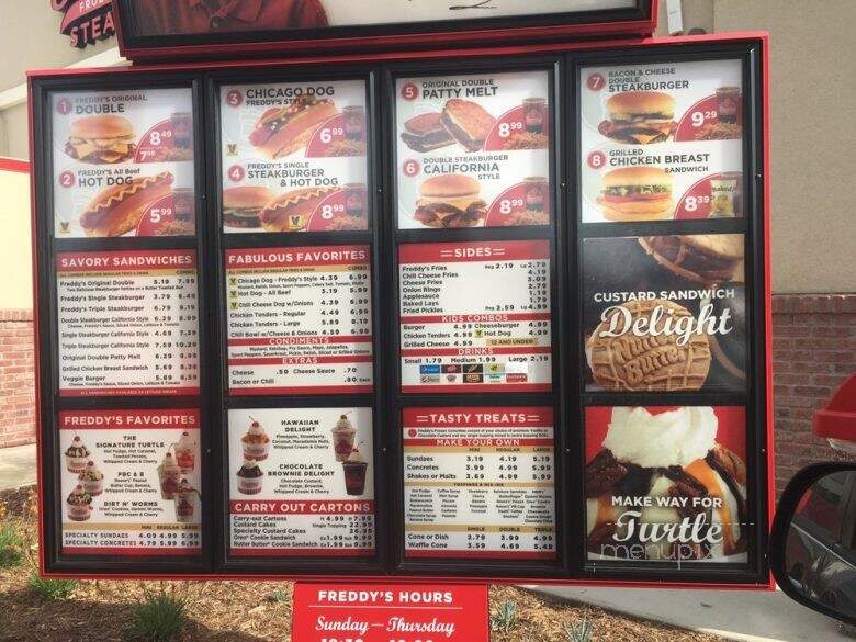 Freddy's Frozen Custard & Steakburgers - National City, CA menu_pic