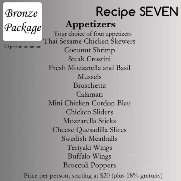 Recipe 7 - Miller Place, NY menu_pic