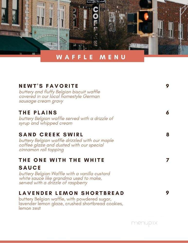 Norm's Coffee Bar - Newton, KS menu_pic