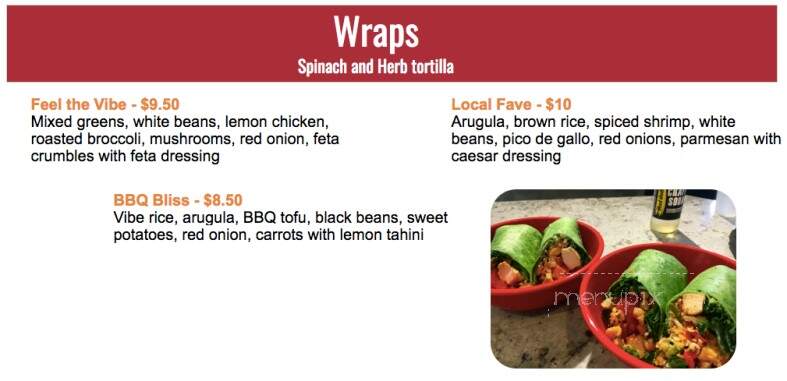 Local Vibe Cafe - Petersburg, VA menu_pic