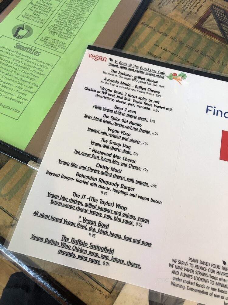 Good Day Cafe - Myrtle Beach, SC menu_pic