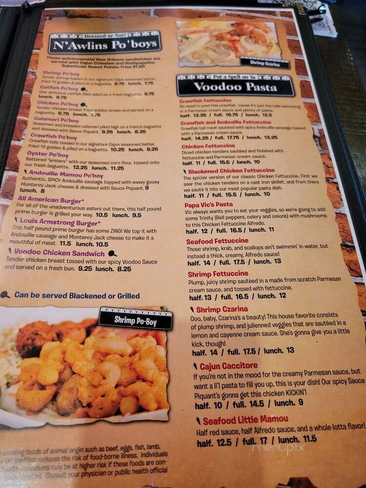 Jazz A Louisiana Kitchen - Independence, MO menu_pic