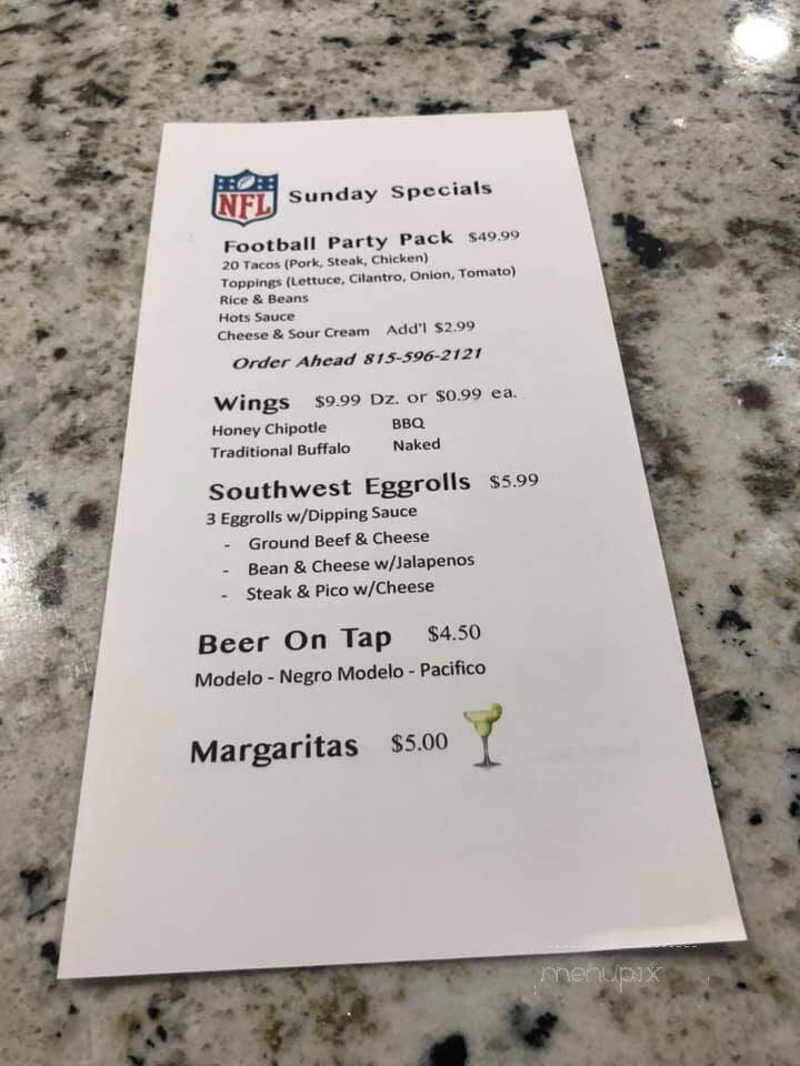 La Placita 2 - Marengo, IL menu_pic