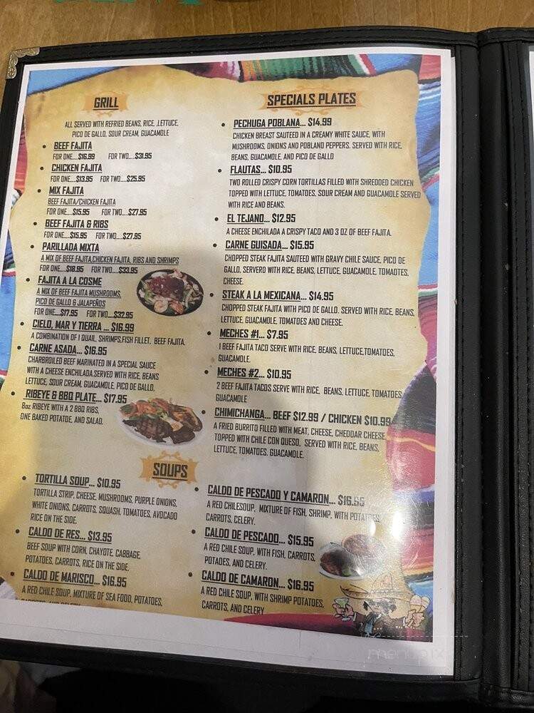 Meches Mexican Restaurant - Del Valle, TX menu_pic