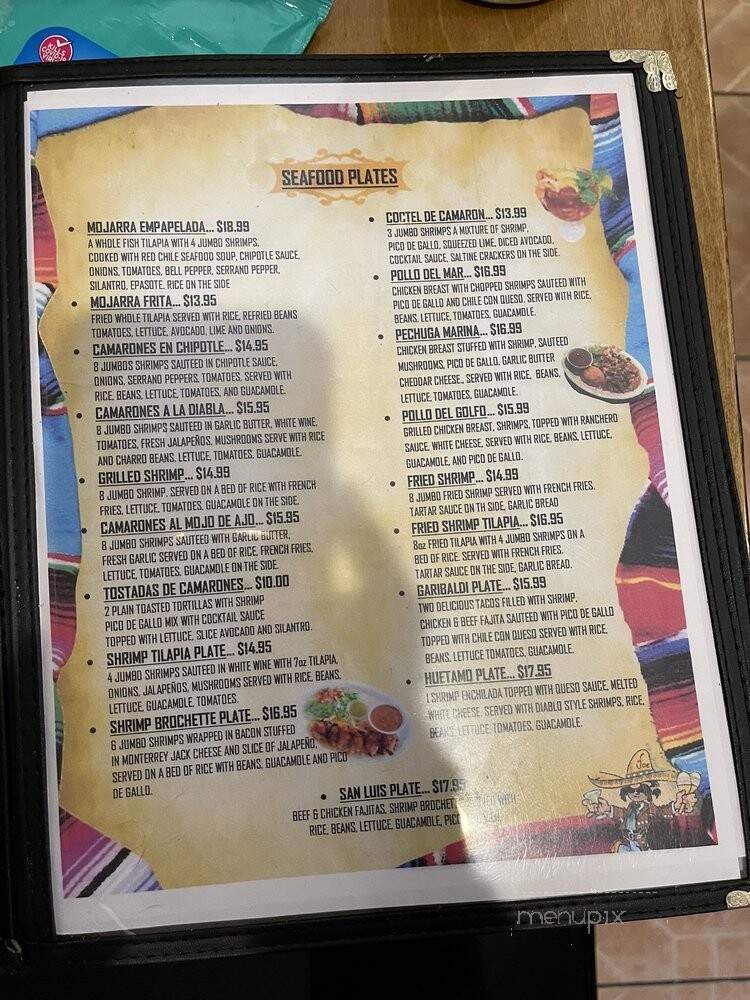 Meches Mexican Restaurant - Del Valle, TX menu_pic