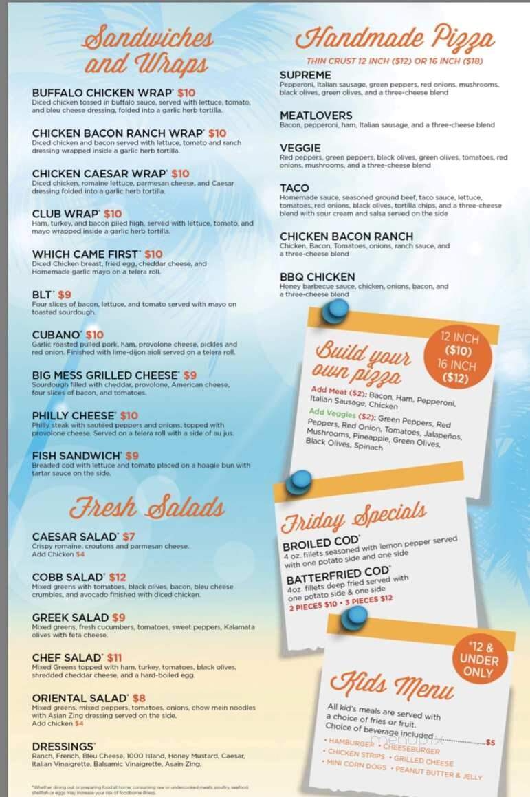 Moxie's - La Crosse, WI menu_pic