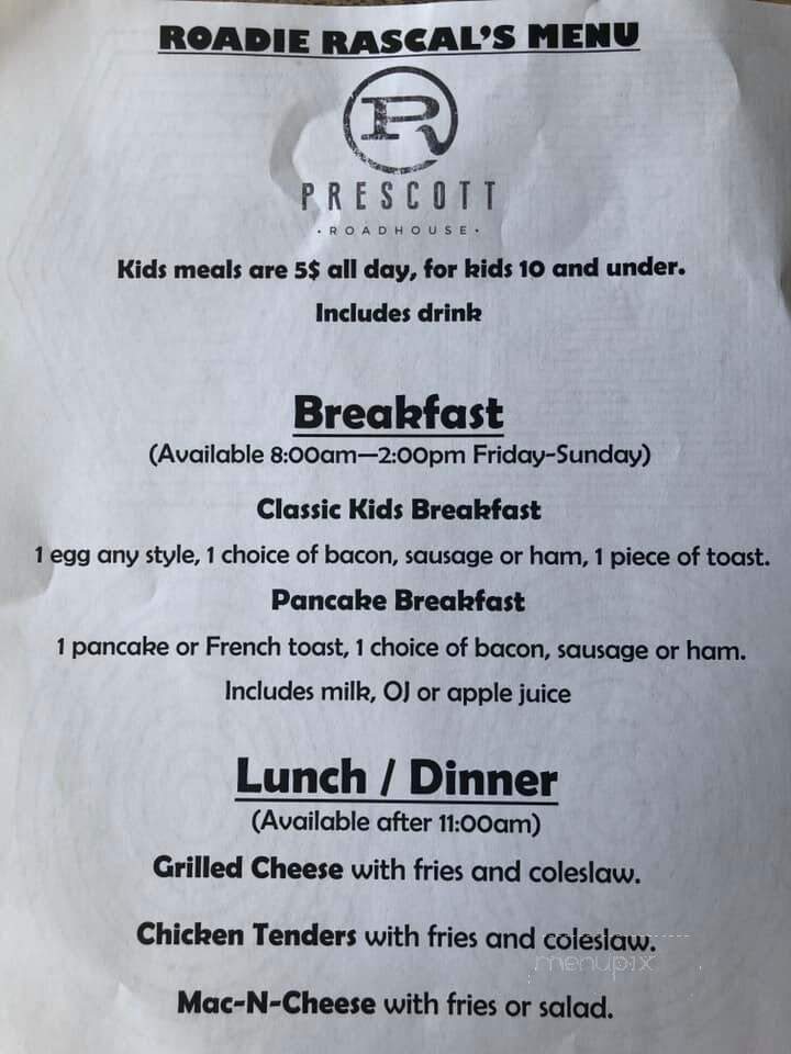 Prescott Roadhouse - Prescott, WI menu_pic