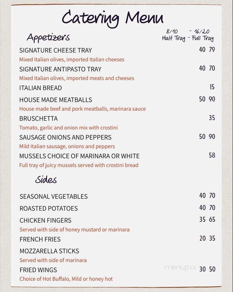 Vallini - Skippack, PA menu_pic