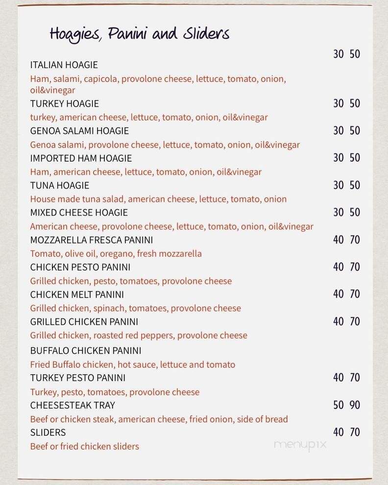 Vallini - Skippack, PA menu_pic