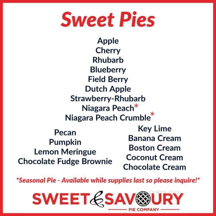 Just Love Pie by Sweet & Savoury Pie Co - Waterloo, ON menu_pic