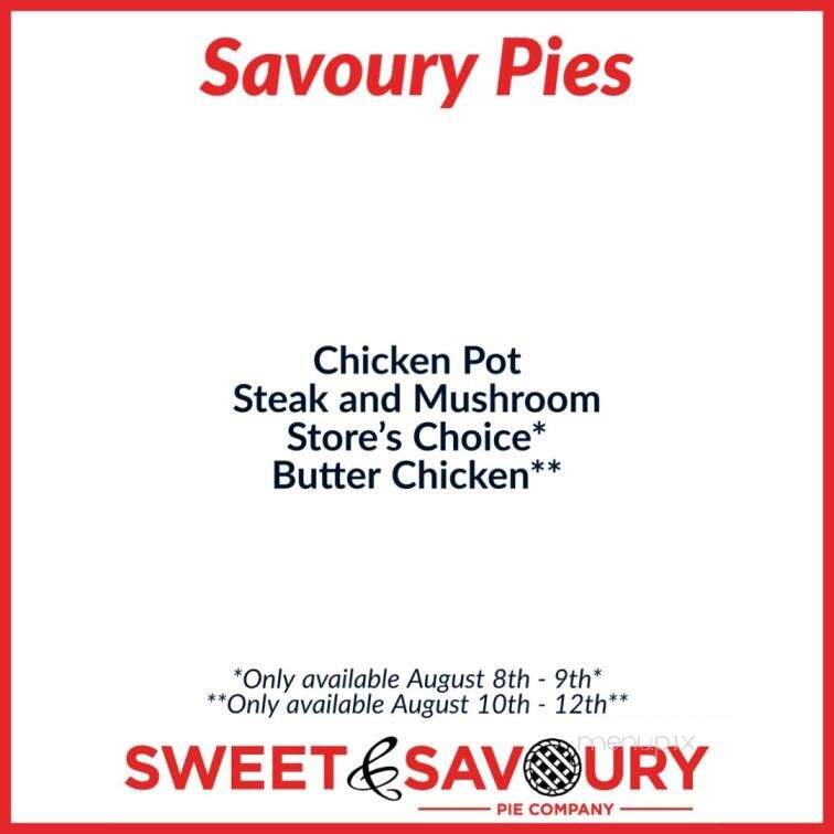 Just Love Pie by Sweet & Savoury Pie Co - Waterloo, ON menu_pic