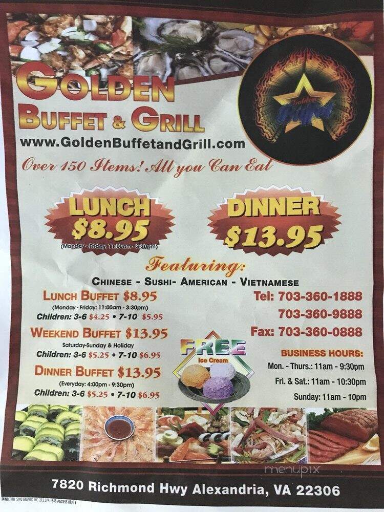 Golden Buffet & Grill - Alexandria, VA
