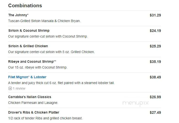 Outback & Carrabba's Express - Riverview, FL menu_pic