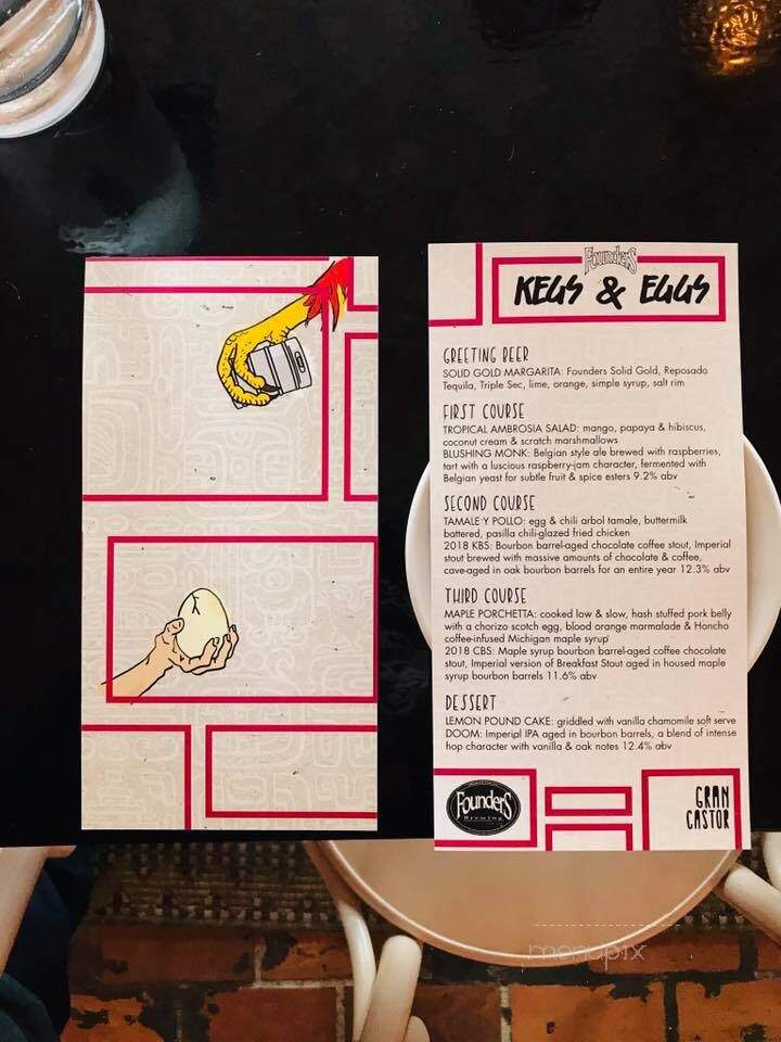 Gran Castor - Troy, MI menu_pic