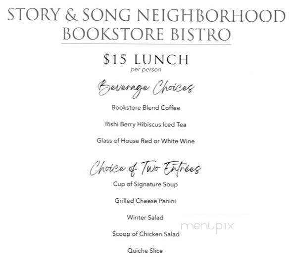 Story & Song Neighborhood Bookstore Bistro - Fernandina Beach, FL