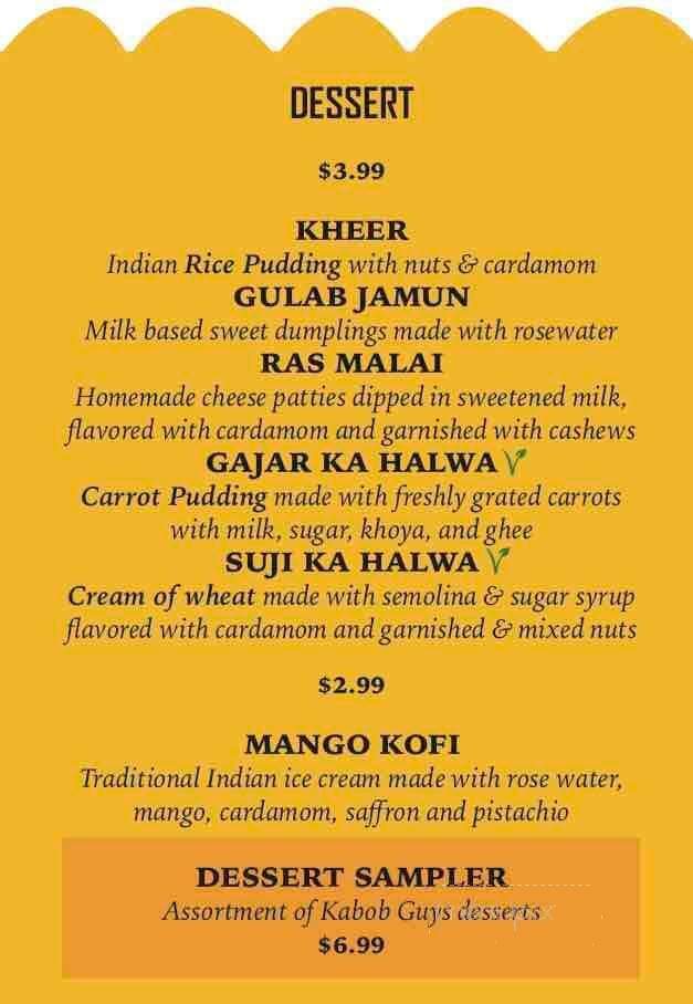 Kabob Guys - McAllen, TX menu_pic