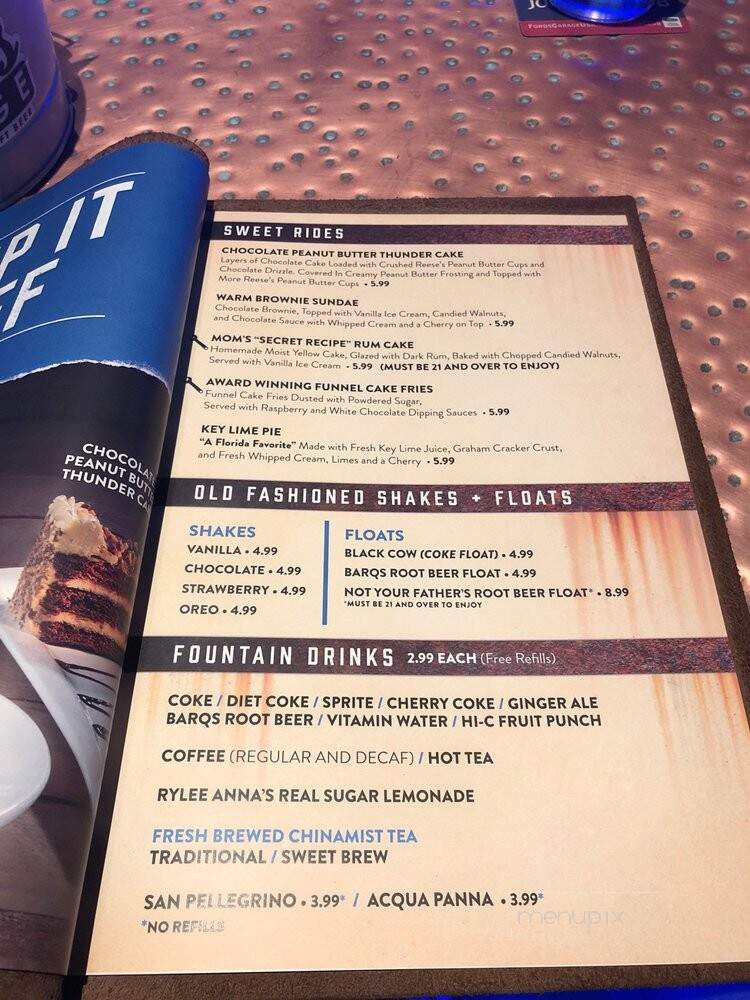 Ford's Garage - Clearwater, FL menu_pic