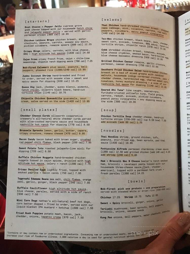 Lazy Dog Restaurant & Bar - Aurora, CO menu_pic