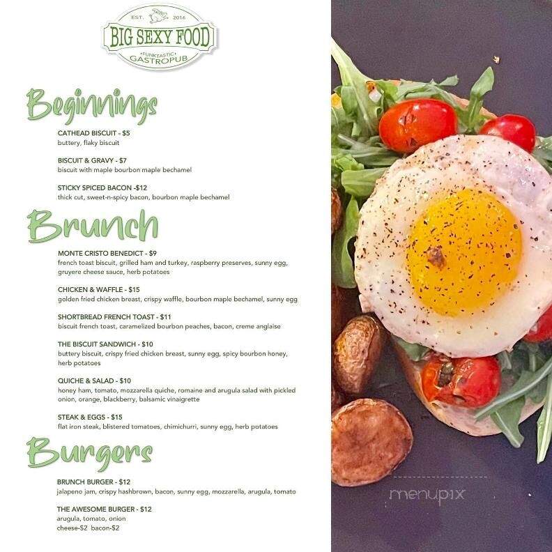 Big Sexy Food - Springdale, AR menu_pic