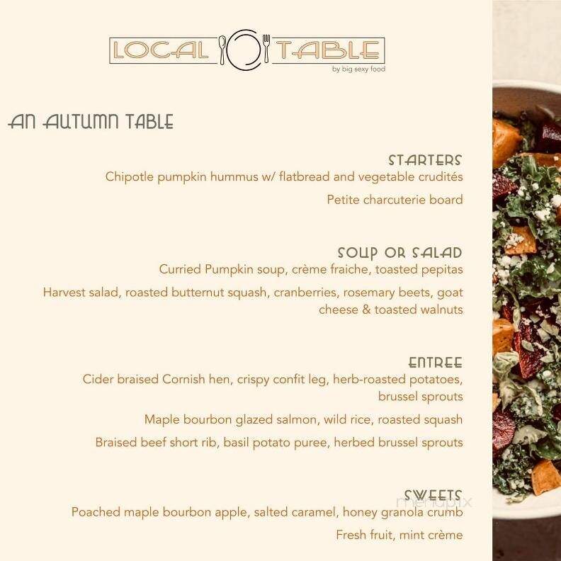 Big Sexy Food - Springdale, AR menu_pic