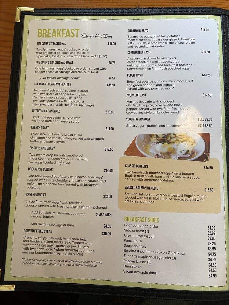 The Diner Vancouver - Vancouver, WA menu_pic