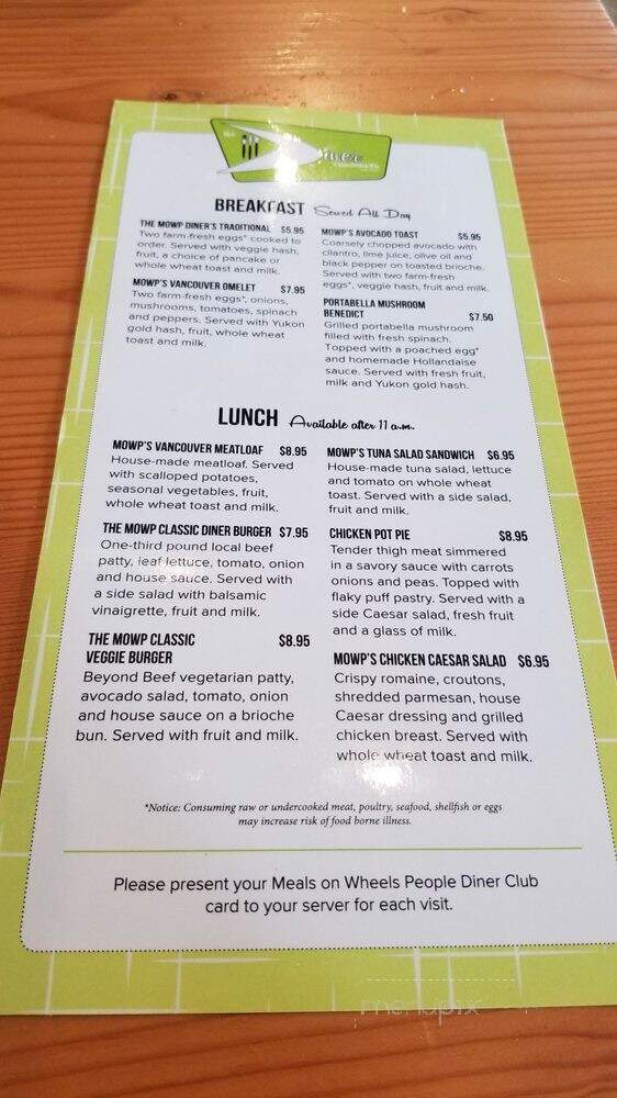 The Diner Vancouver - Vancouver, WA menu_pic