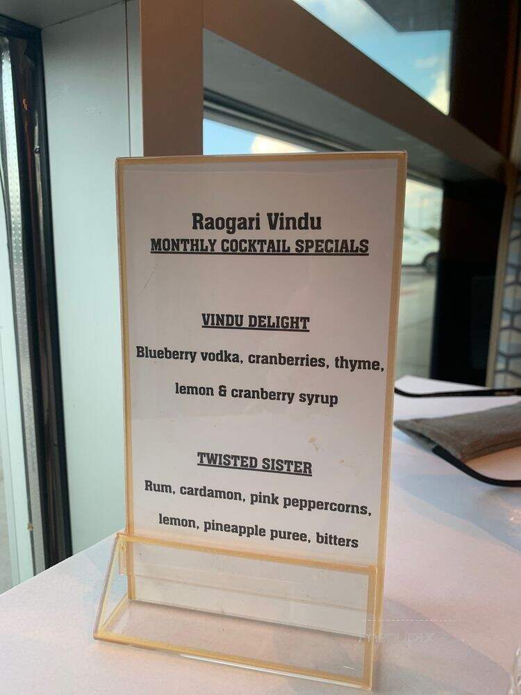 Rao Gari Vindu - Farmington Hills, MI menu_pic