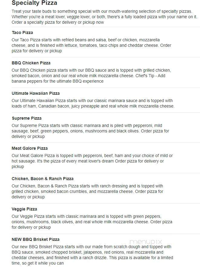 Casey's General Store - Walnut Ridge, AR menu_pic