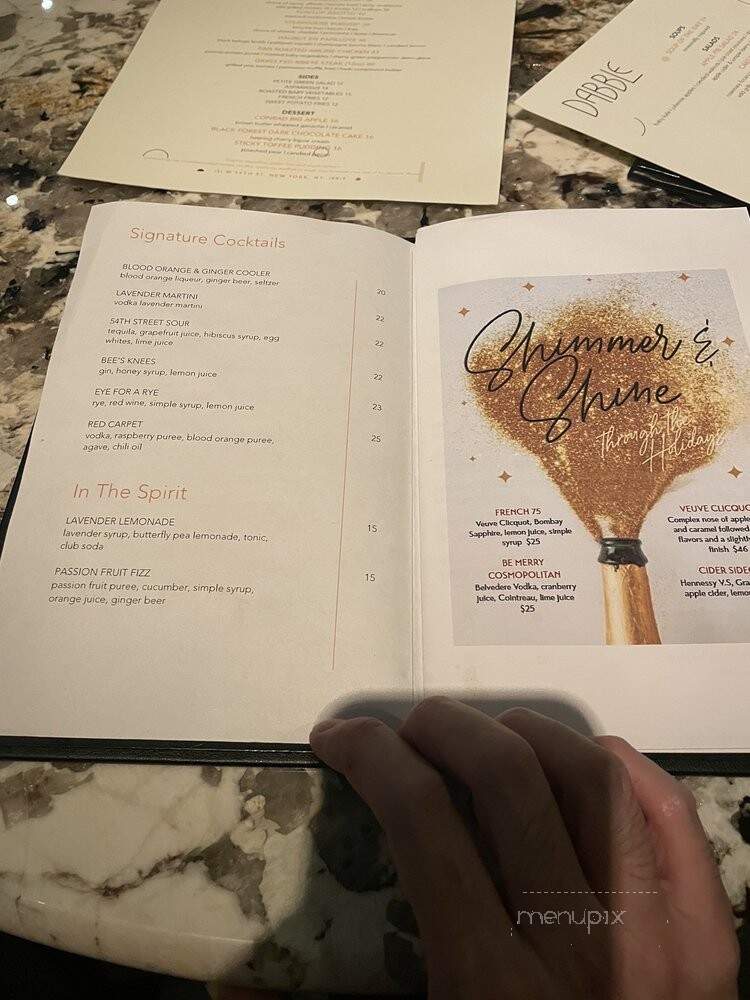 Dabble - New York, NY menu_pic