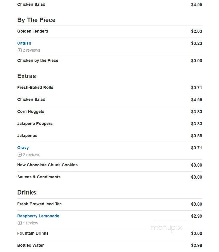 Golden Chick - Forney, TX menu_pic