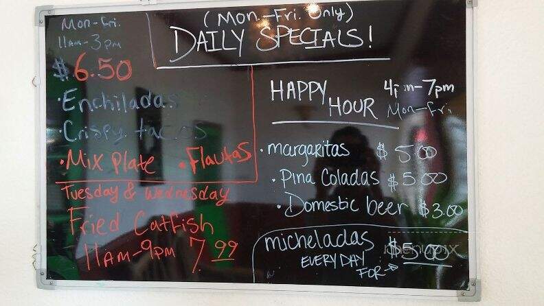 Patzcuaro Cafe - Hurst, TX menu_pic